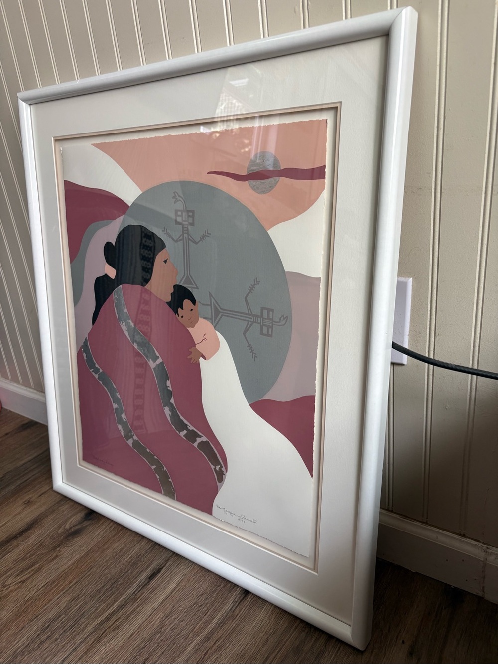 Vintage Jacqueline Rochester Silkscreen Serigraph “Nightway Sang” ‘84 Indigenous - Picture 6 of 16